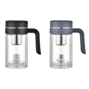 Botella de vidrio de borosilicato unisex para actividades al aire libre en el campamento